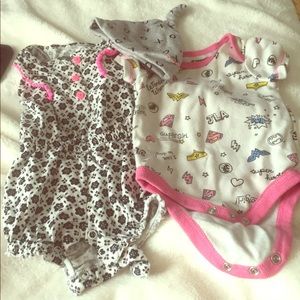Newborn outfits and a premie hat